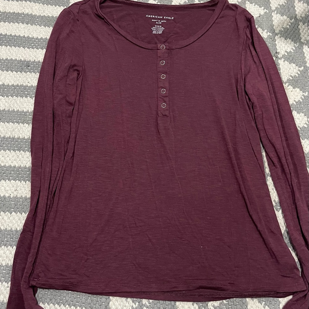 American eagle “soft and sexy” long sleeve shirt